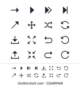 Arrow symbol icons