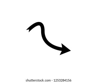 Arrow symbol illustration