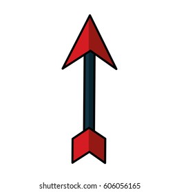 arrow symbol isolated icon vector illustration design