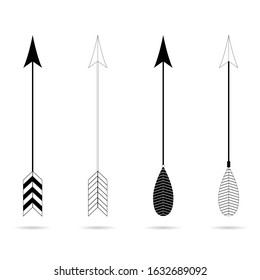 arrow symbol vector art illustration on white background