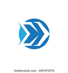 Arrow symbol vector icon illustration