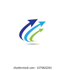 Arrow symbol vector icon illustration