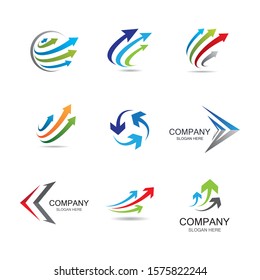 Arrow symbol vector icon illustration
