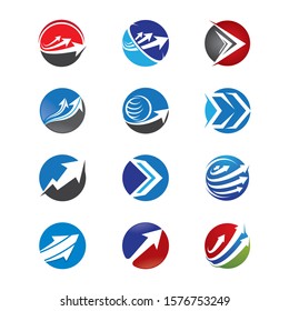 Arrow symbol vector icon illustration