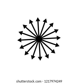 Arrow symbol vector illustration