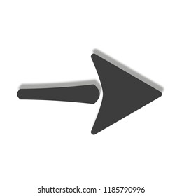 Arrow symbol for your web site design, logo, app, UI. Vector illustration, EPS10.