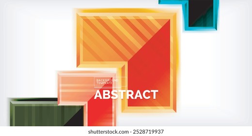 Símbolos de flecha creados con efectos 3D y fondo abstracto geométrico de textura de línea