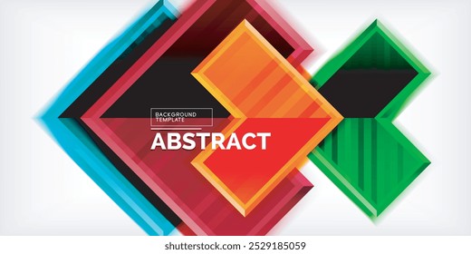 Arrow symbols created with 3d effects and line texture geometric abstract background