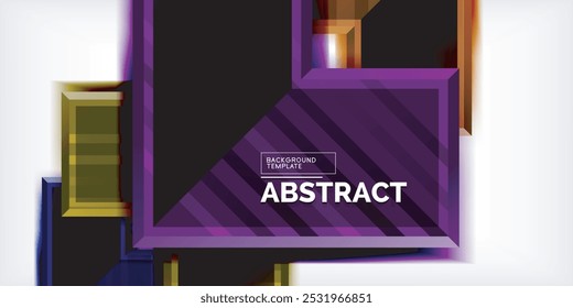 Arrow symbols created with 3d effects and line texture geometric abstract background