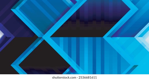 Arrow symbols created with 3d effects and line texture geometric abstract background