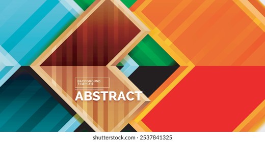 Arrow symbols created with 3d effects and line texture geometric abstract background