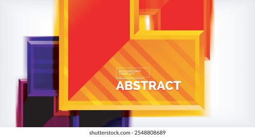 Arrow symbols created with 3d effects and line texture geometric abstract background