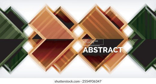 Arrow symbols created with 3d effects and line texture geometric abstract background