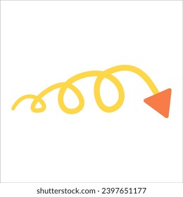 Arrow symbols vector. Arrow icon vector illustration. Colorful arrow symbols