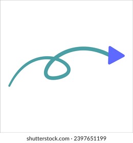 Arrow symbols vector. Arrow icon vector illustration. Colorful arrow symbols