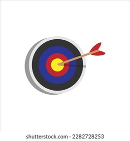 Arrow Target Board Illustration Vector
