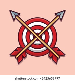 ilustración vectorial de dibujos animados de flecha.
Ilustración de dibujos animados vectoriales adecuada para póster, folleto, web, mascota, etiqueta engomada, logotipo e icono.
