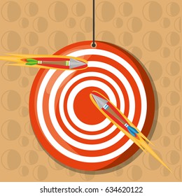 arrow target competition play game