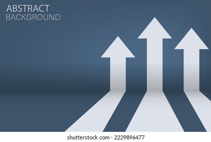 Arrow target direction concept to success. Finance growth vision stretching rising upVector illustration. Eps 10.