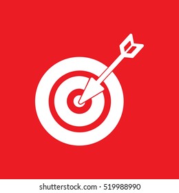 arrow target Icon Vector Illustration