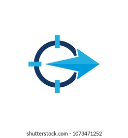 Arrow Target Logo Icon Design