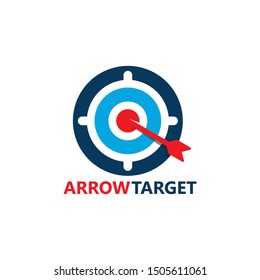 Arrow Target Logo Template Design