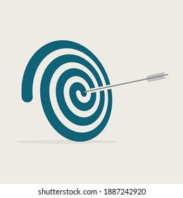 Arrow target vector art and graphics
