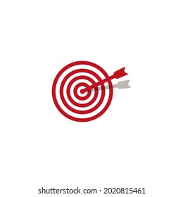 arrow target vector illustration for icon, symbol or logo
