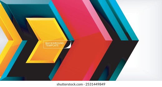 Arrow technology and business concept background. Vector Illustration For Wallpaper, Banner, Background, Card, Book Illustration, landing page