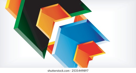 Arrow technology and business concept background. Vector Illustration For Wallpaper, Banner, Background, Card, Book Illustration, landing page