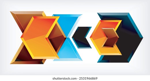 Arrow technology and business concept background. Vector Illustration For Wallpaper, Banner, Background, Card, Book Illustration, landing page