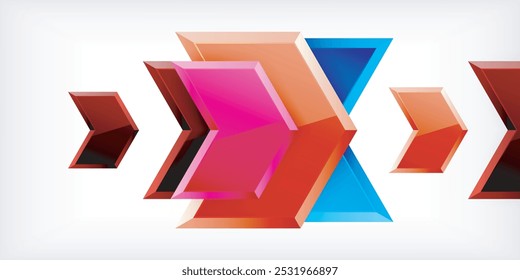 Tecnologia Arrow e plano de fundo do conceito de negócios. Ilustração vetorial para papel de parede, banner, plano de fundo, cartão, ilustração de livro, página inicial