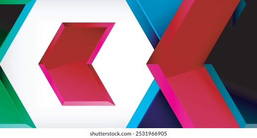Arrow technology and business concept background. Vector Illustration For Wallpaper, Banner, Background, Card, Book Illustration, landing page