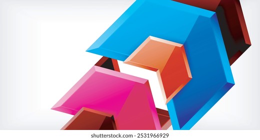 Fondo de concepto de negocio y tecnología de flecha. Ilustración vectorial para el Fondo de pantalla, Anuncio, fondo, tarjeta, ilustración del libro, landing page