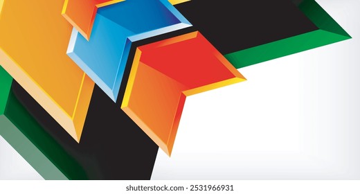 Arrow technology and business concept background. Vector Illustration For Wallpaper, Banner, Background, Card, Book Illustration, landing page
