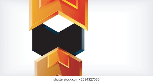 Arrow technology and business concept background. Vector Illustration For Wallpaper, Banner, Background, Card, Book Illustration, landing page