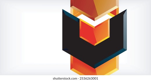 Arrow technology and business concept background. Vector Illustration For Wallpaper, Banner, Background, Card, Book Illustration, landing page
