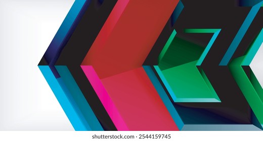 Tecnologia Arrow e plano de fundo do conceito de negócios. Ilustração vetorial para papel de parede, banner, plano de fundo, cartão, ilustração de livro, página inicial