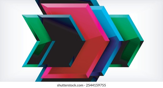 Tecnologia Arrow e plano de fundo do conceito de negócios. Ilustração vetorial para papel de parede, banner, plano de fundo, cartão, ilustração de livro, página inicial