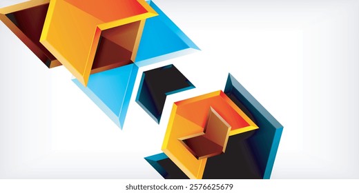 Arrow technology and business concept background. Vector Illustration For Wallpaper, Banner, Background, Card, Book Illustration, landing page