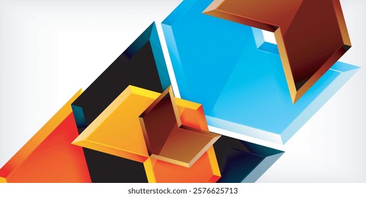 Arrow technology and business concept background. Vector Illustration For Wallpaper, Banner, Background, Card, Book Illustration, landing page