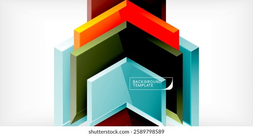 Arrow technology and business concept background. Vector Illustration For Wallpaper, Banner, Background, Card, Book Illustration, landing page