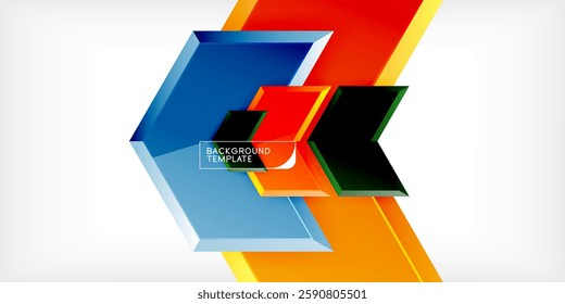 Arrow technology and business concept background. Vector Illustration For Wallpaper, Banner, Background, Card, Book Illustration, landing page