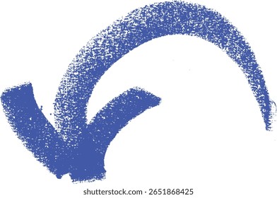 Arrow Think Crayon Chalk Drawing Doodle Vector Set