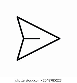 arrow top left up down right icon vector sign