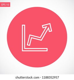 arrow top vector icon eps 10
