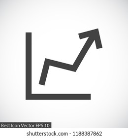 arrow top vector icon eps 10