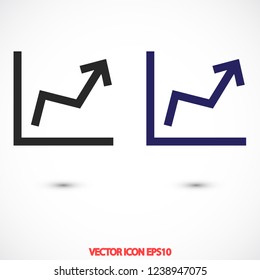 arrow top vector icon eps 10