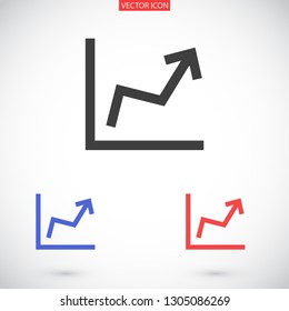 arrow top vector icon eps 10