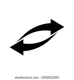 arrow transfer icon illustration design